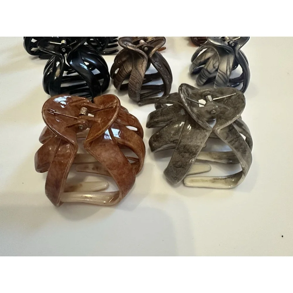 Large‎ claw clips, Lot Of 9
